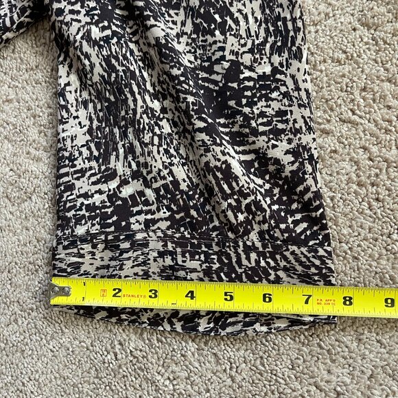 Catherines Plus Size 2X/22W/24W Zip Brown Animal Print Lightweight Airy Tunic - Picture 8 of 9